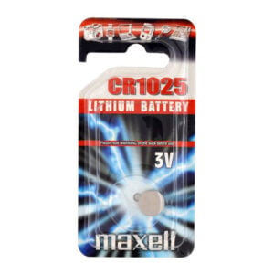 Maxell CR1025 3V Lityum Düğme Pili