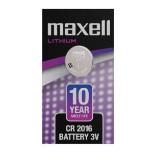 3V CR2016 MAXELL Lityum Düğme Hücre Pili
