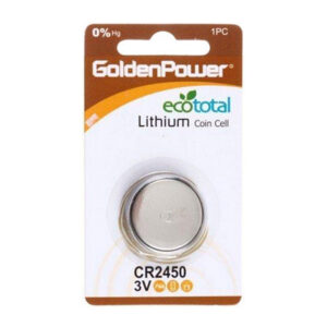 Lityum Düğme Pil 3V CR2450 GOLDENPOWER CR2450C0GC1E