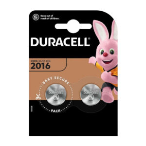 DURACELL 3V CR2016 Lityum Düğme Pil 2'li