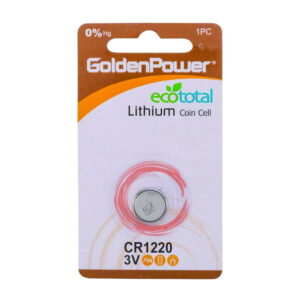 Lityum Düğme Pil 3V CR1220 GOLDENPOWER CR1220C0GC1E