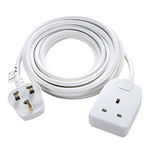 MASTERPLUG BOG10M Beyaz 1 Yollu 10m UK Uzatma Kablosu
