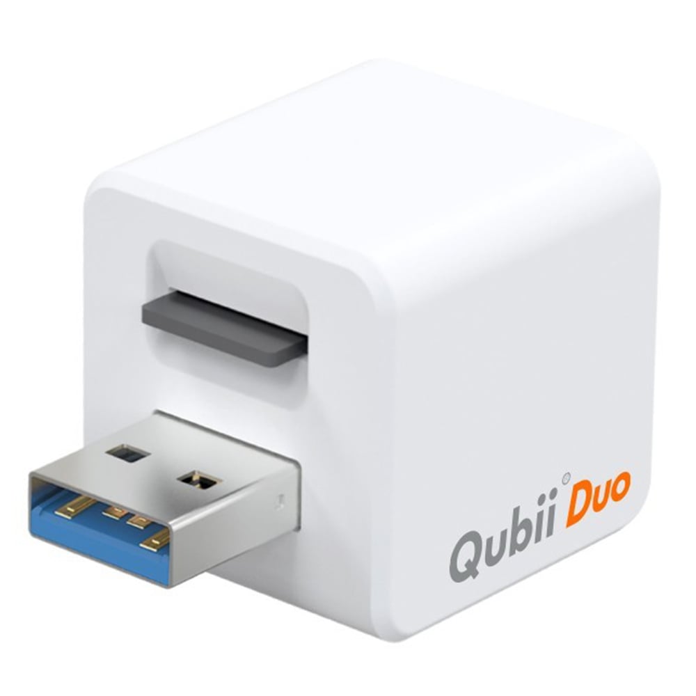 Auto-Backup Adaptörü QUBII Duo USB-A beyaz