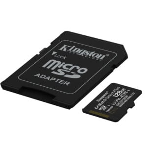 KINGSTON Canvas Select Plus SDCS3/128GB 128GB MicroSDXC Hafıza Kartı + SD Adaptör