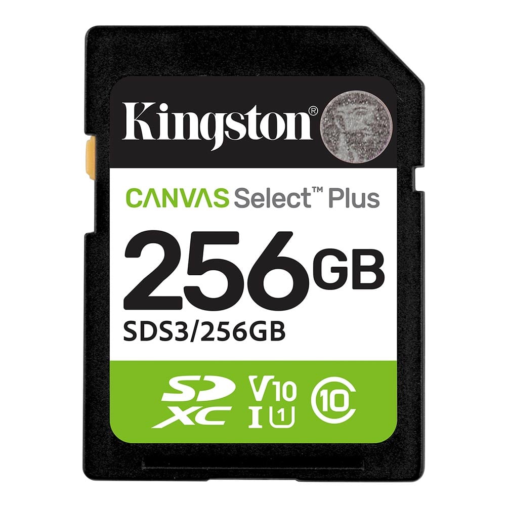 KINGSTON Canvas Select Plus 256GB SDXC Hafıza Kartı SDS3/256GB