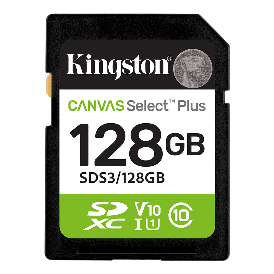 Kingston Canvas Select Plus 128GB SDXC Hafıza Kartı SDS3/128GB