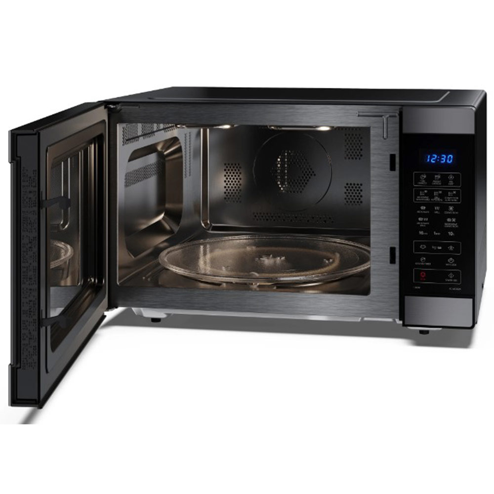 Microwave Oven Turntable SHARP Grill and Convection YC-MC422AE-SB silver/black