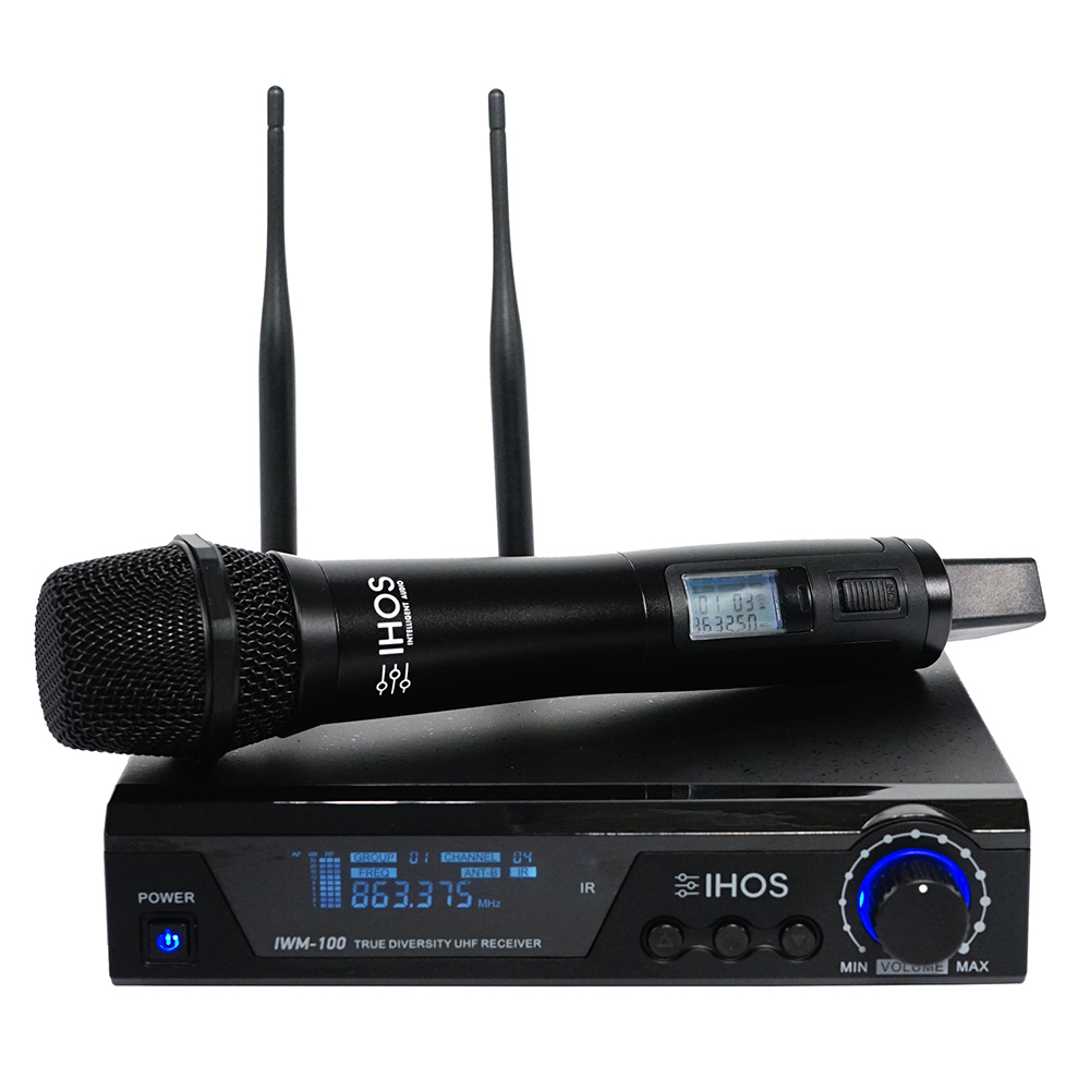 Kablosuz Mikrofon IHOS IWM-100 siyah