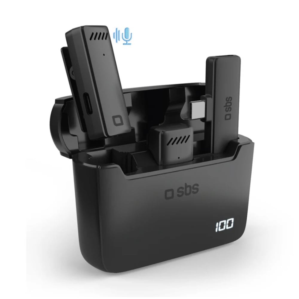 SBS TEKITMICCASEBTK Siyah Kablosuz Mikrofon for Akıllı Telefonlar