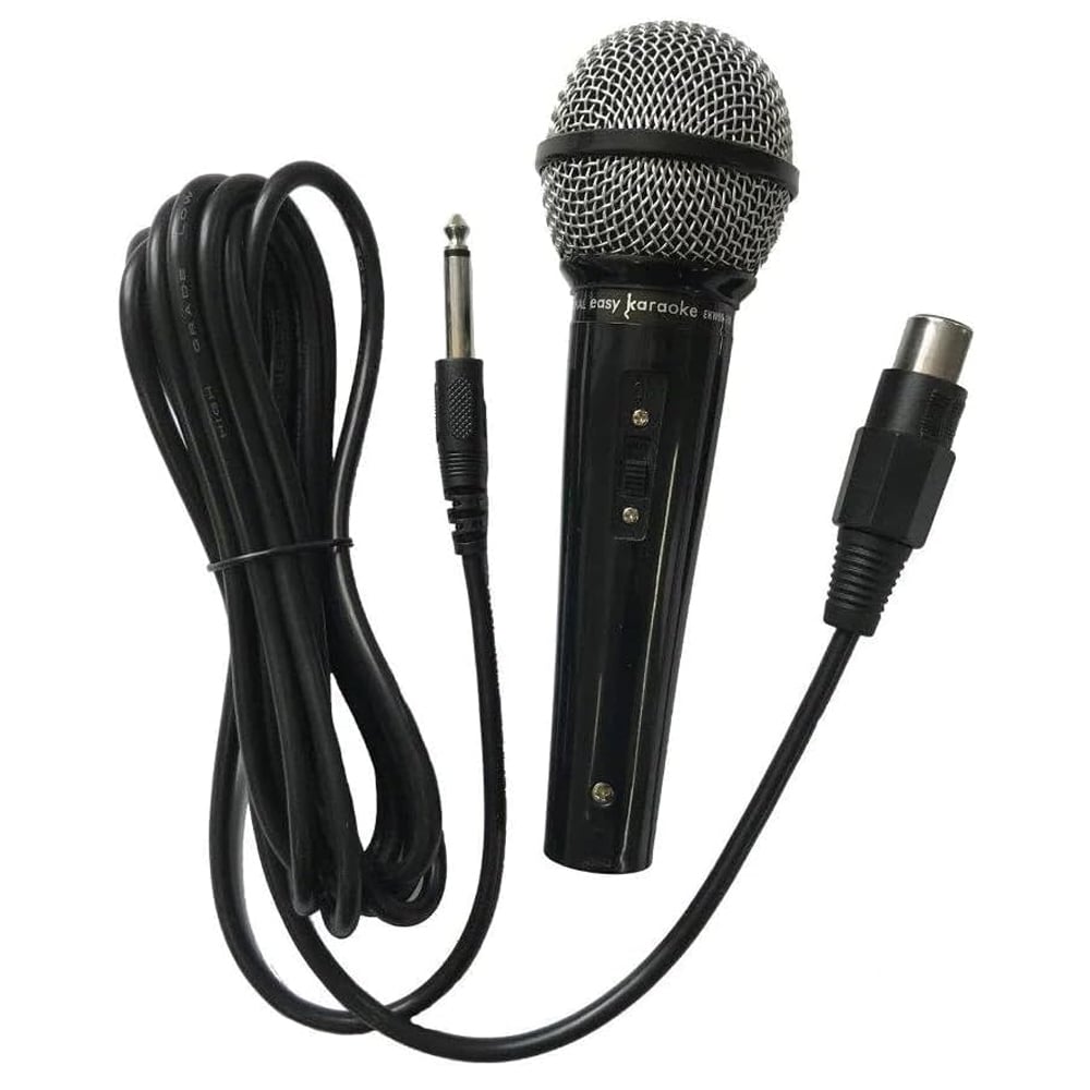 Kablolu Mikrofon EASY Karaoke Dynamic EKWM100 siyah