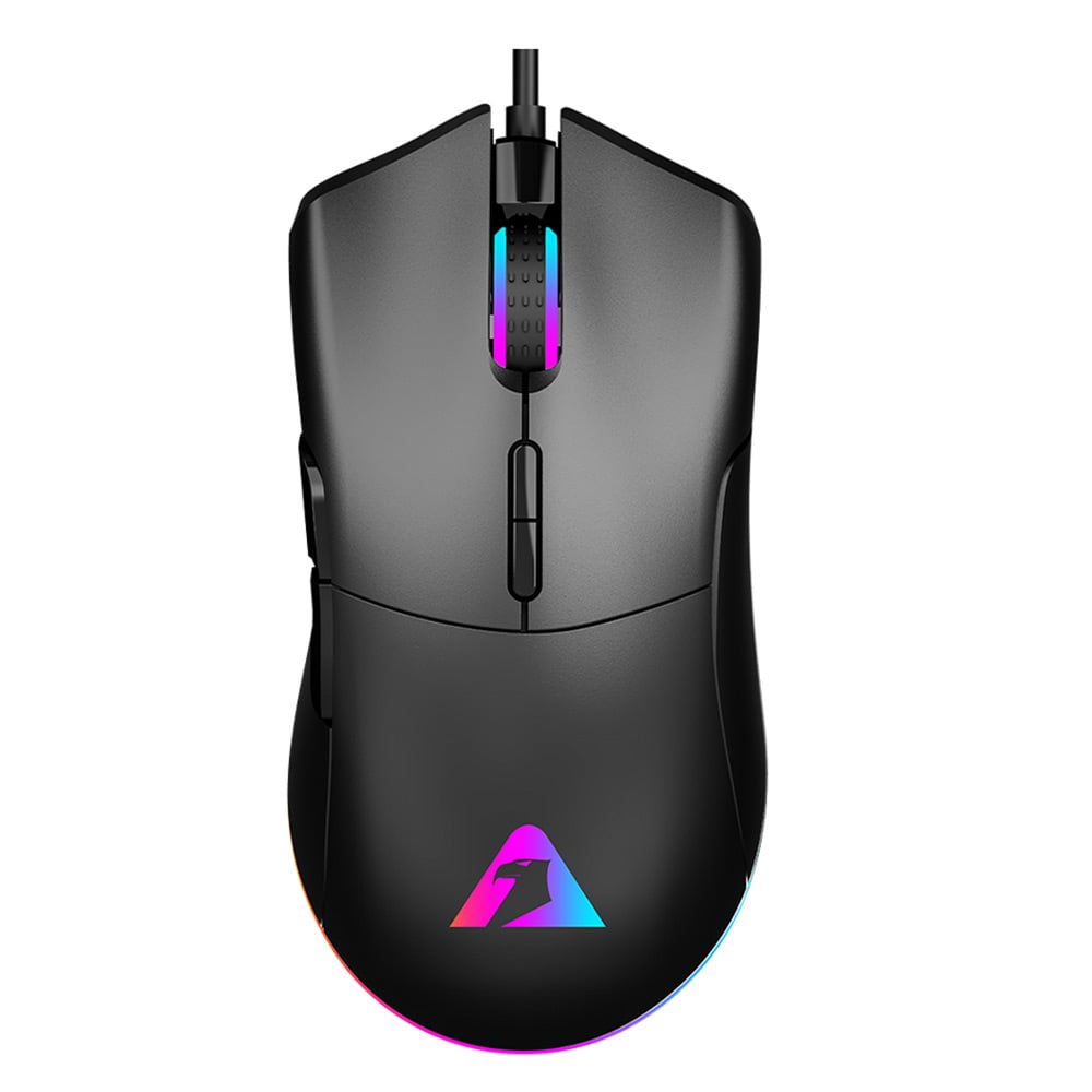 ARMAGGEDDON Falcon V Stealth RGB Kablolu Optik Oyuncu Mouse Siyah