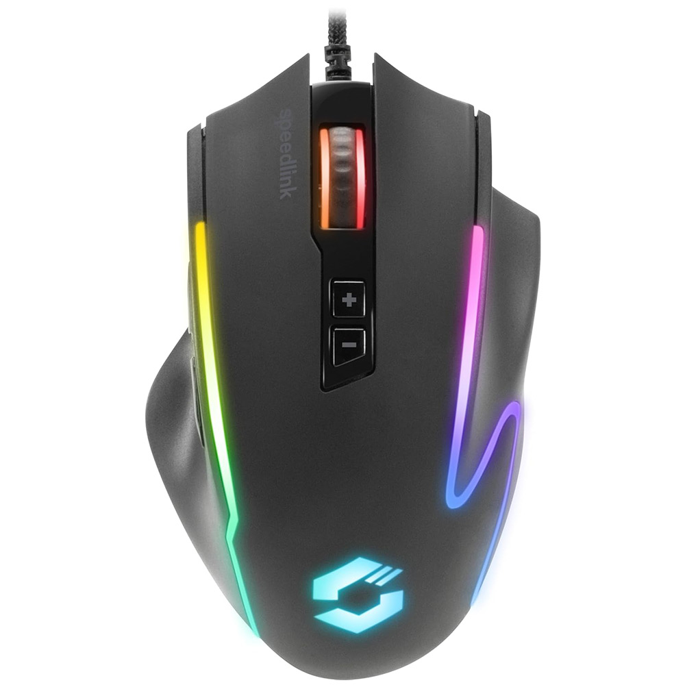 SPEEDLINK Decus NX RGB Kablolu Oyuncu Optik Mouse SL-680024-RRBK Siyah