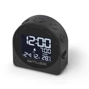 MUSE M-09C Siyah Alarm Saati