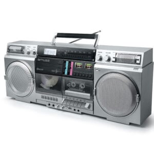 MUSE M-380 GBS Gümüş Taşınabilir Radyo CD Çalar