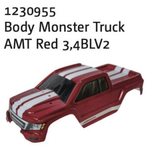 Monster Truck Gövdesi kırmızı AMT3.4BL-V2