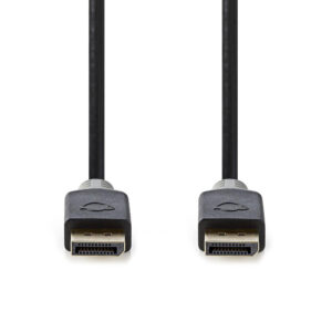 NEDIS CCBW37014AT20 2m DisplayPort Erkek/DisplayPort Erkek Kablo v1.4 Gri