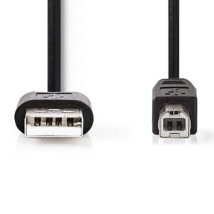 NEDIS CCGL60101BK30 Siyah 3m USB-A Erkek / USB-B Erkek 2.0 Kablo