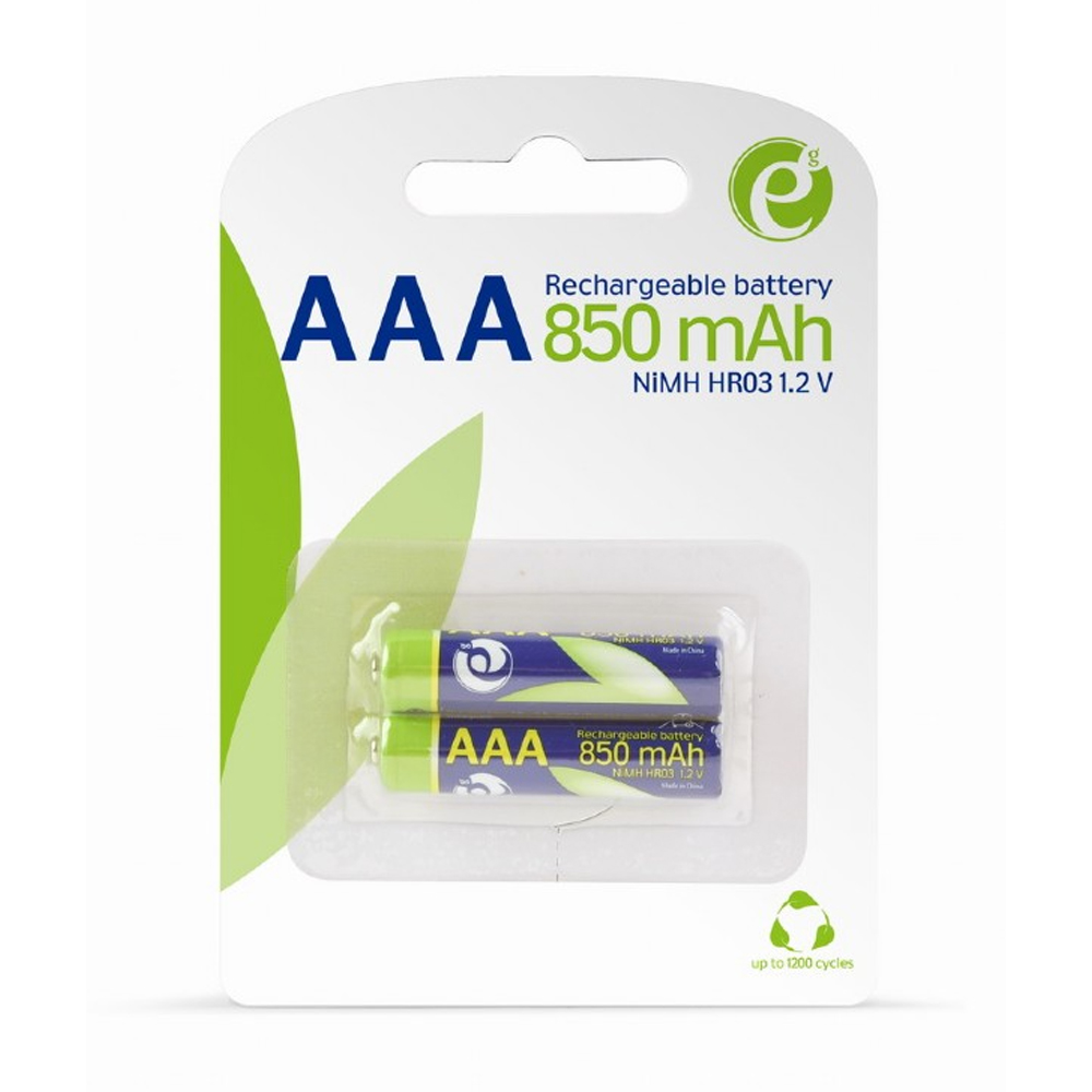 Şarjlı Ni-MH Pil 1.2V AAA 850mAh 2 Adet ENERGENIE EG-BA-AAA8R-01