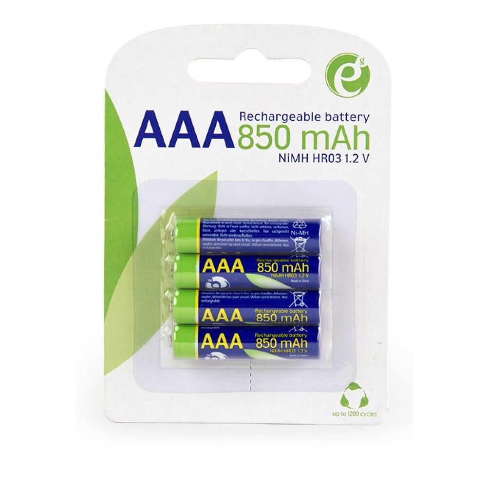 Şarjlı Ni-MH Pil 1.2V AAA 850mAh 4'lü ENERGENIE EG-BA-AAA8R4-01