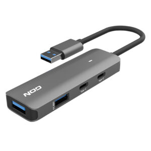 NOD Fusion Metal 141-0199 Siyah 4 Portlu USB 3.0 Hub