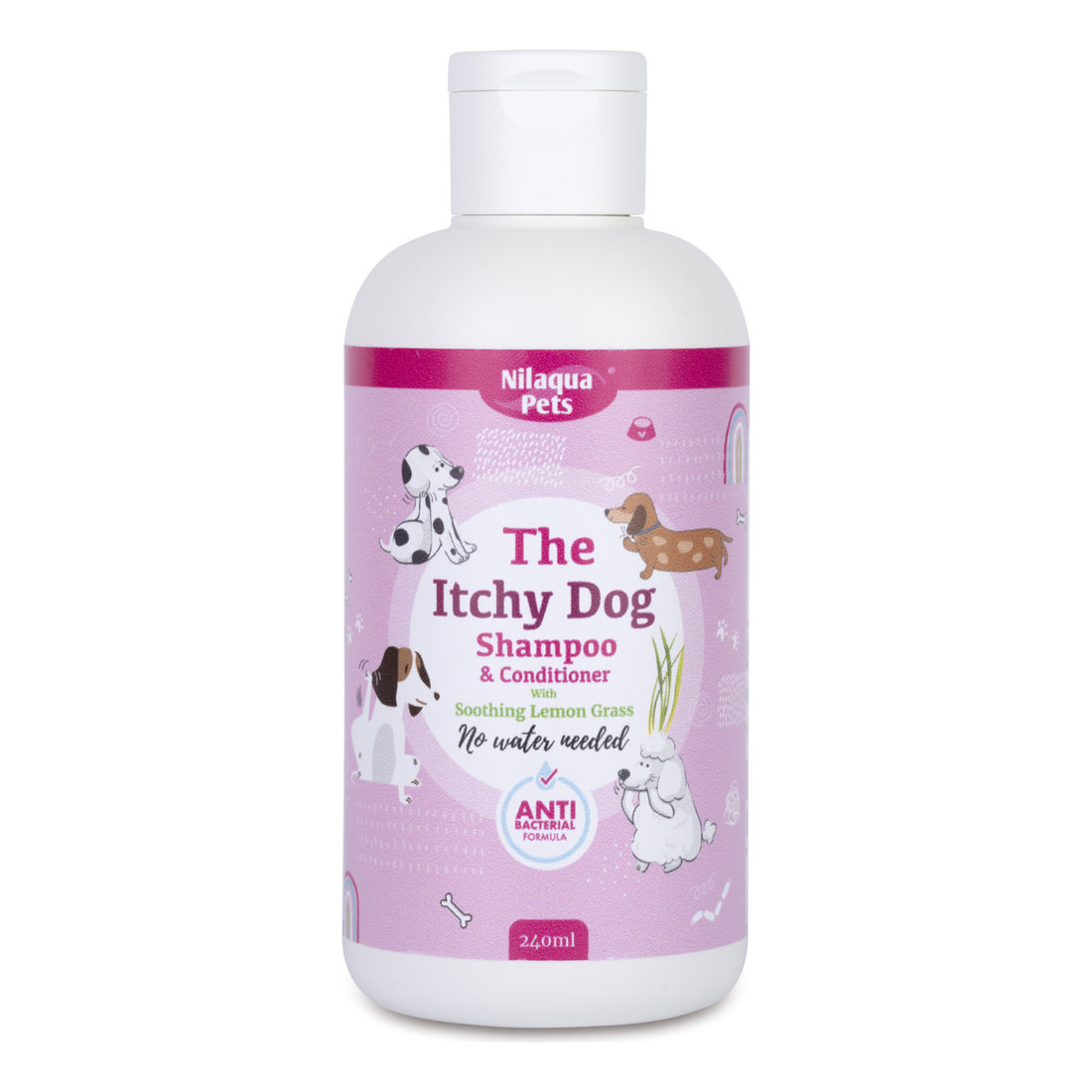 The Itchy Dog Şampuan ve Saç Kremi Limon Otu 240ml