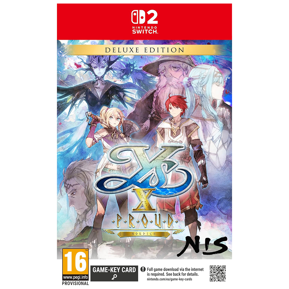 Nintendo Switch 2 oyunu Ys X: Proud Nordics (Oyun Anahtarı Kartı) Deluxe Sürüm