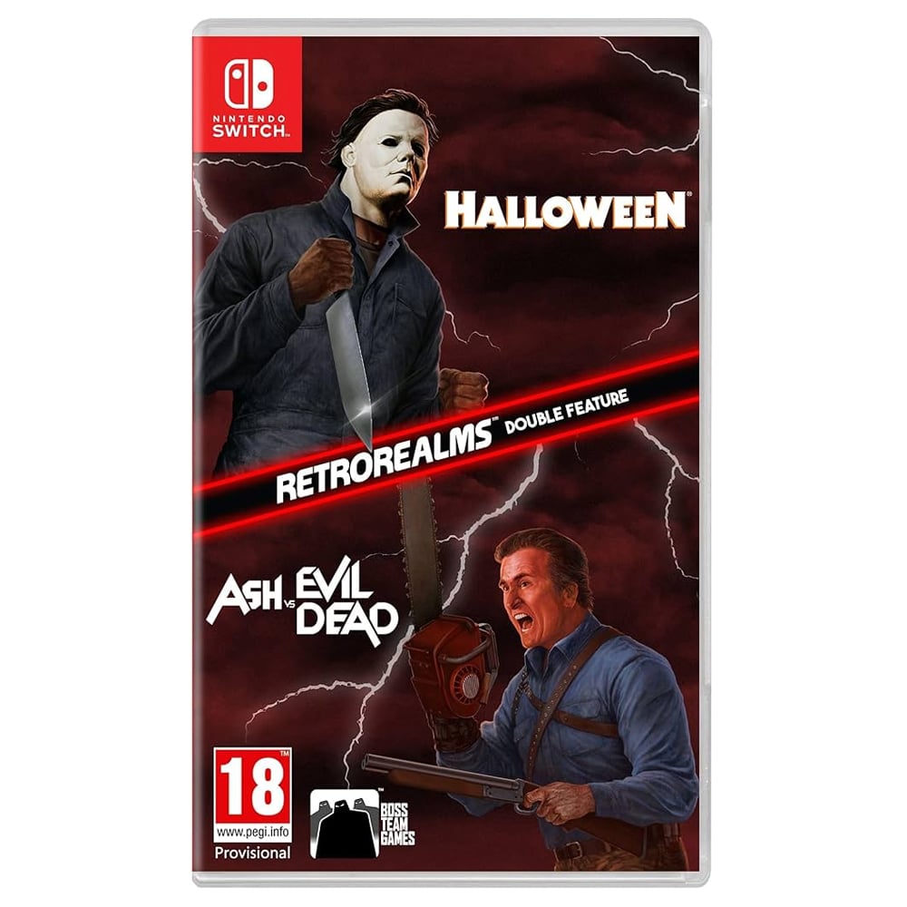 Nintendo Switch Oyunu Halloween ve Ash vs Evil Dead Retro Realms Çift Özellik