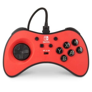 Nintendo Switch için Kablolu Gamepad POWER A Fusion Wired Fightpad 1509987-01 kırmızı