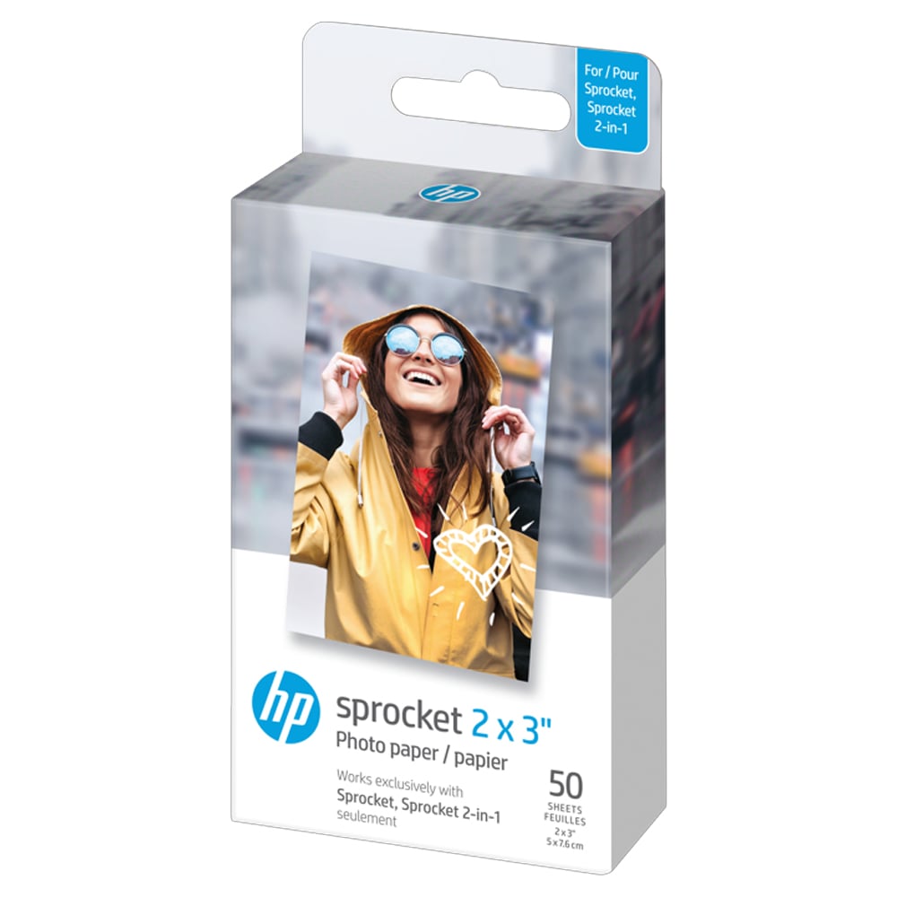 HP Sprocket Premium Zink 2x3" Fotoğraf Kağıdı Yapışkanlı 1DE37A 50 adet