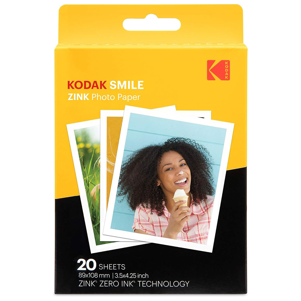 Fotoğraf Kağıdı 3,5" x 4,25" KODAK Premium Zink RODZL3X420 20 Adet