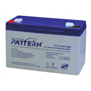 PATTERN PT12-6 Kurşun Asit Akü 6V 12Ah