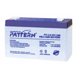 PATTERN PT7.2-6 6V 7.2Ah Kurşun Asit Akü