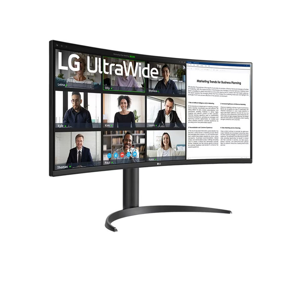 LG 34" Curved UltraWide 34WR55QK-B WQHD VA LED PC Monitör