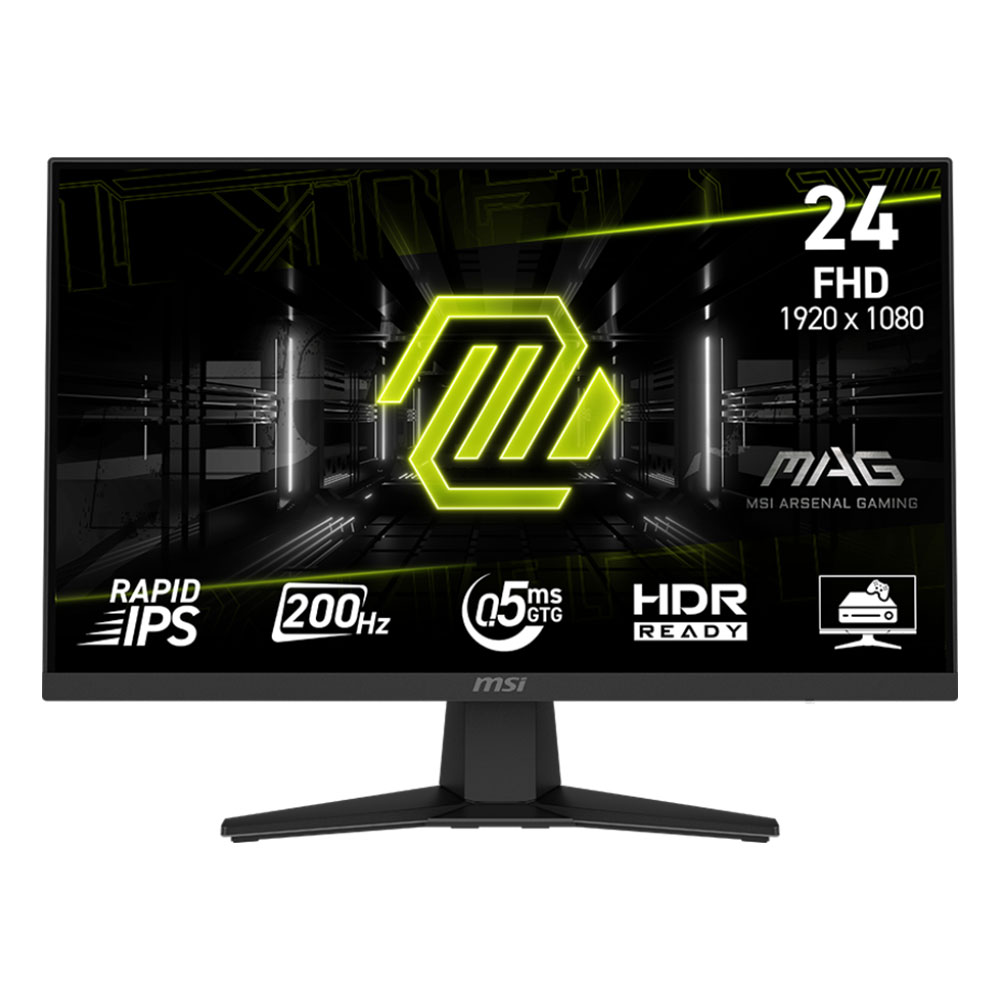 23,8" MSI Mag 244F FHD IPS LED PC Monitör Siyah