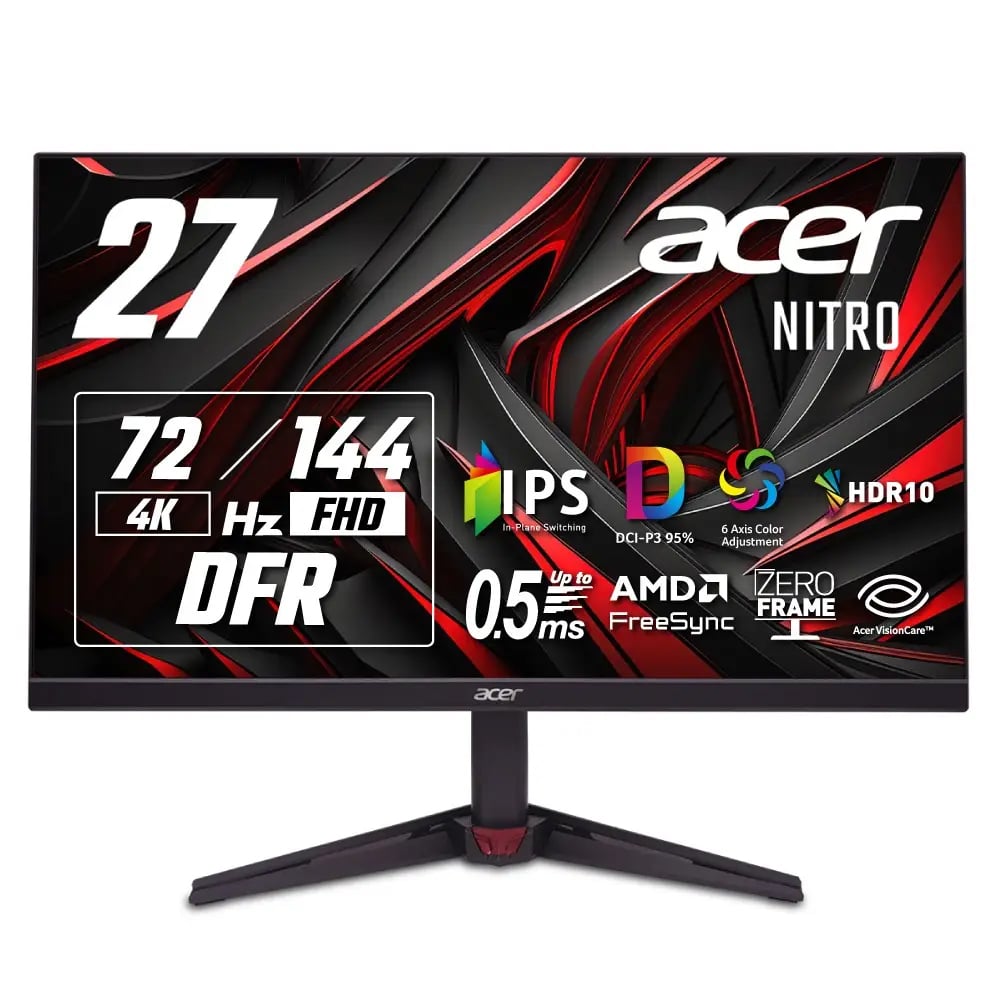 ACER Nitro KG272KL1bmiipx 27" 4K UHD IPS LED PC Monitör Siyah