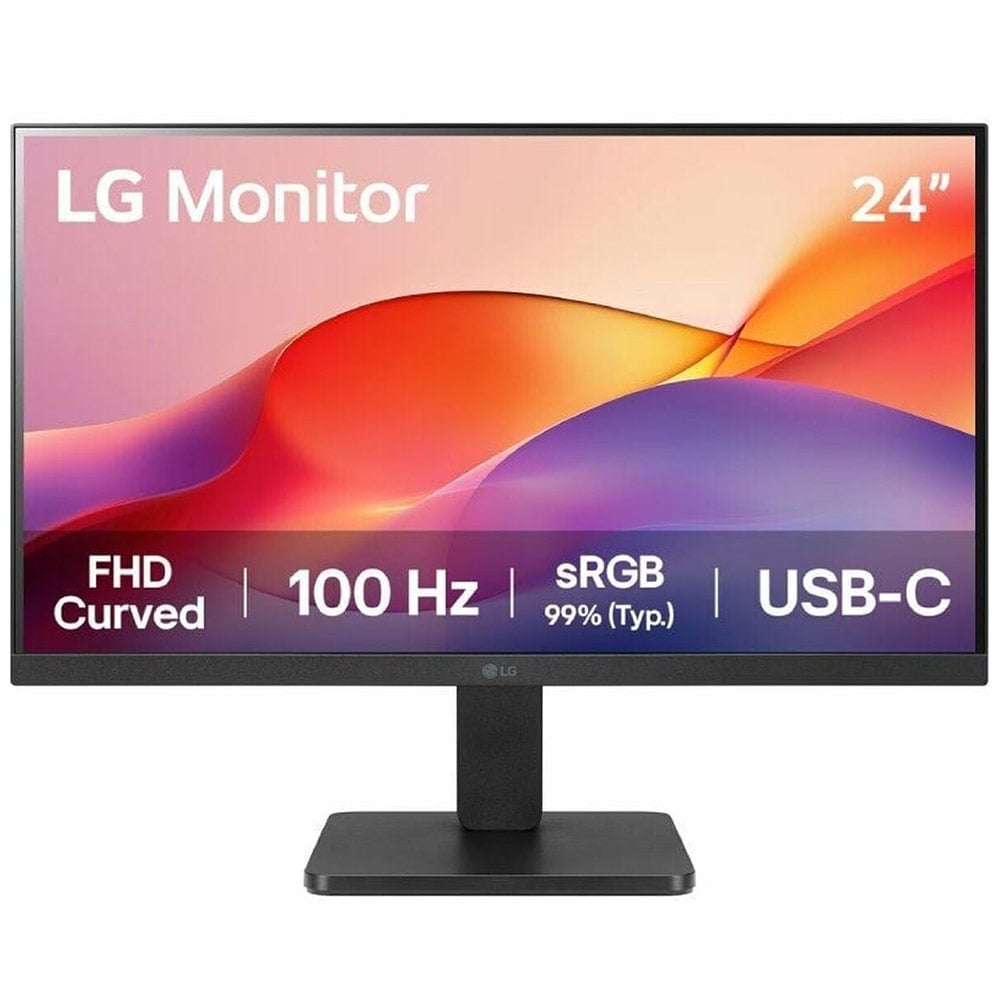 LG 23.8" Kavisli 24U421A-B FHD VA LED PC Monitör