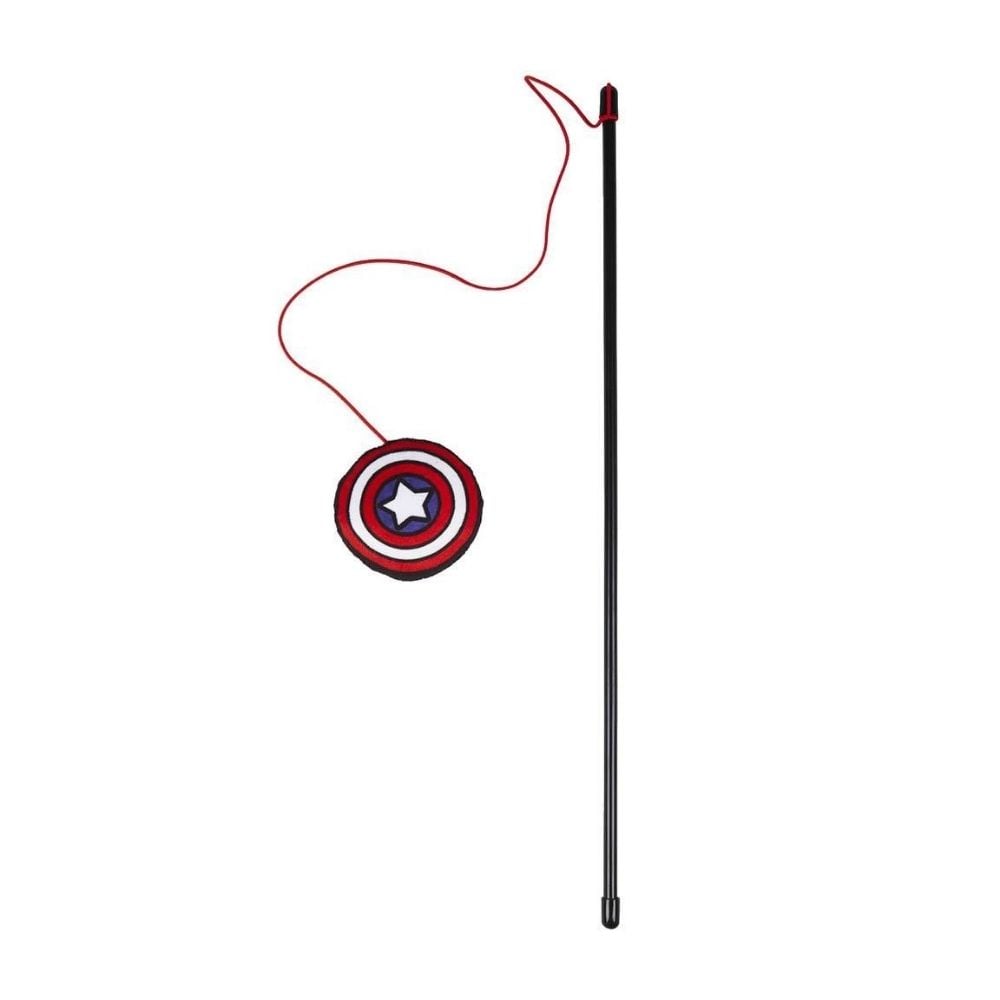 CERDA Marvel Captain America 2800000969 Kedi için Koleksiyonluk Oyuncak Değnek