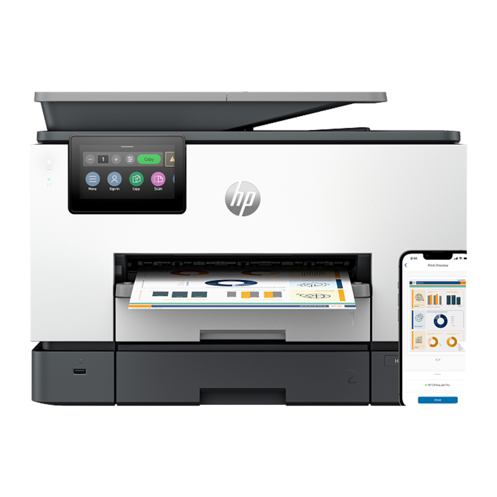 HP Officejet Pro 9130B 4U561B Gri Çok Fonksiyonlu Yazıcı Fakslı