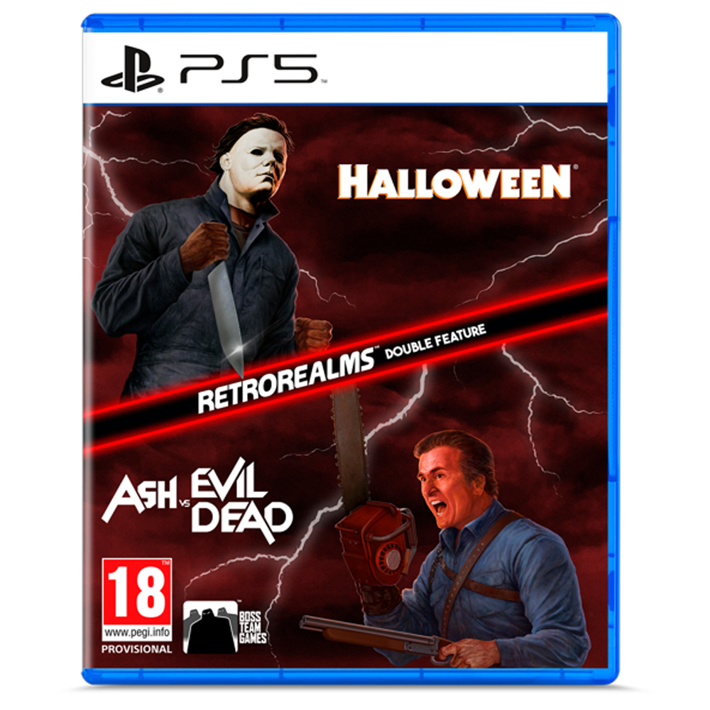 PS5 Oyunu Halloween ve Ash vs Evil Dead Retro Realms Çift Özel Gösterim