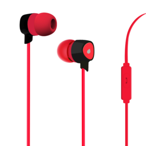 PURO In-Ear Prisma Mikrofonlu Kulaklık Düz Kablo IPHF19RED Kırmızı