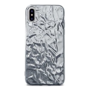 PURO Metal Flex iPhone X/XS Kılıf IPCXMETALF1SIL Gümüş