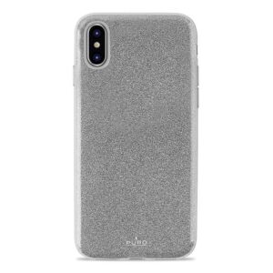 PURO Shine Glitter iPhone XS Max Kılıf IPCX65SHINESIL Gümüş