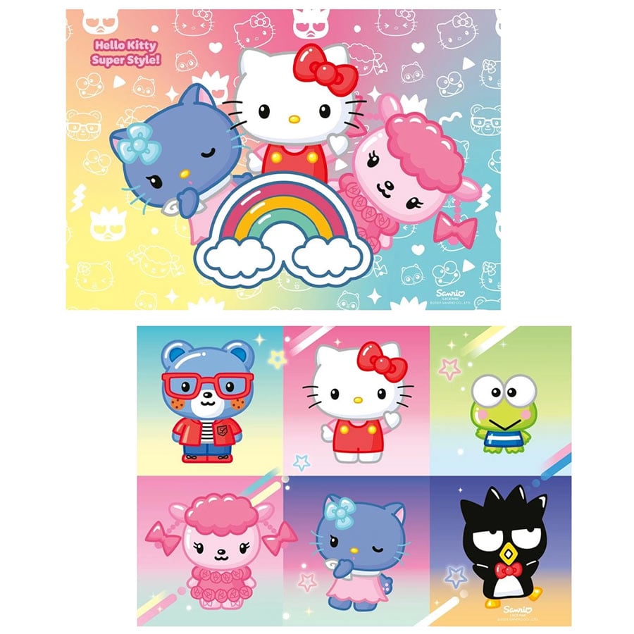 Oyuncak Bulmaca RAVENSBURGER Hello Kitty Süper Stil (2'si 1 Arada) 12001034