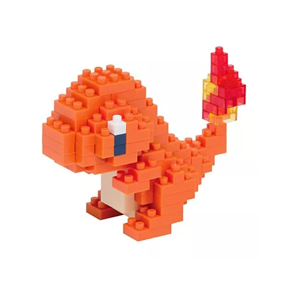Toy Puzzle BANDAI Nanoblock Pokemon Charmander Yapı Blok Figürü NBPM002