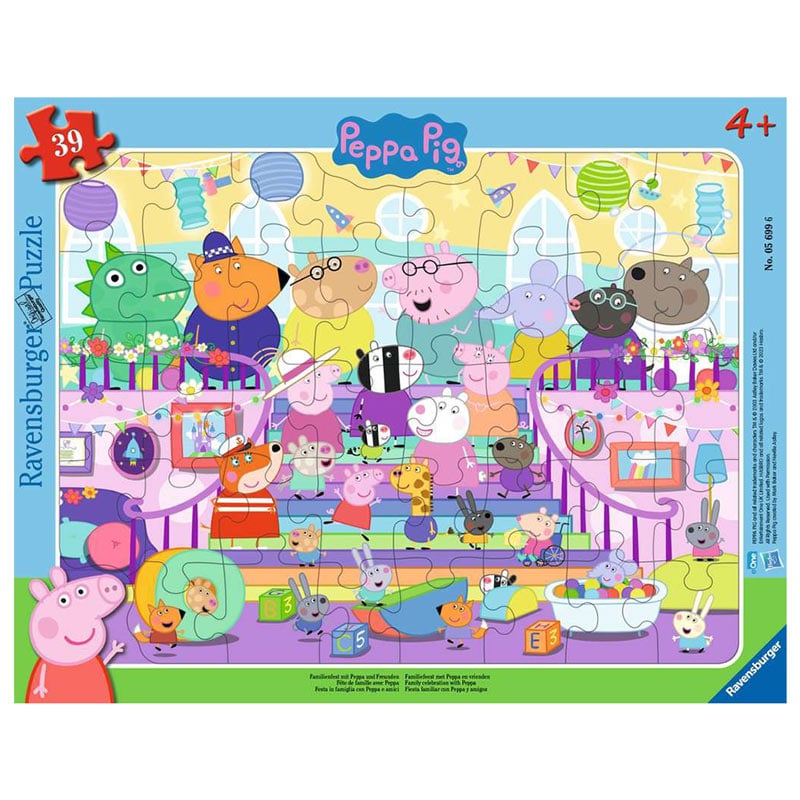 Toy Puzzle RAVENSBURGER Peppa Pig - Peppa ile Aile Kutlaması 5699