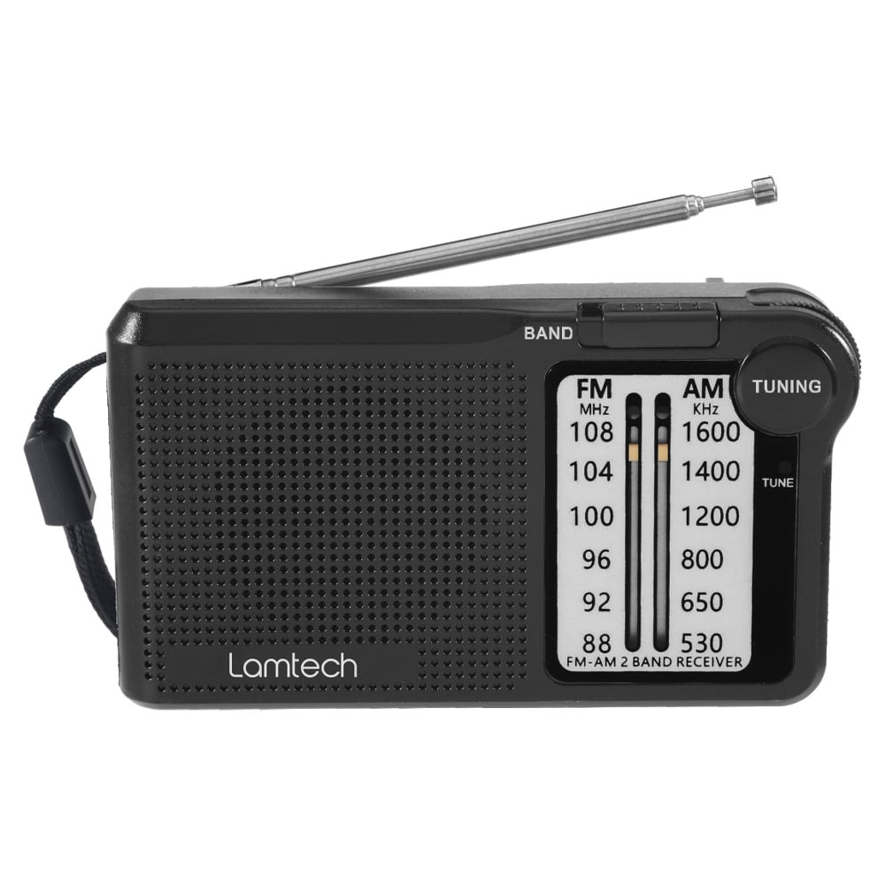 Taşınabilir Radyo LAMTECH LAM112549 siyah