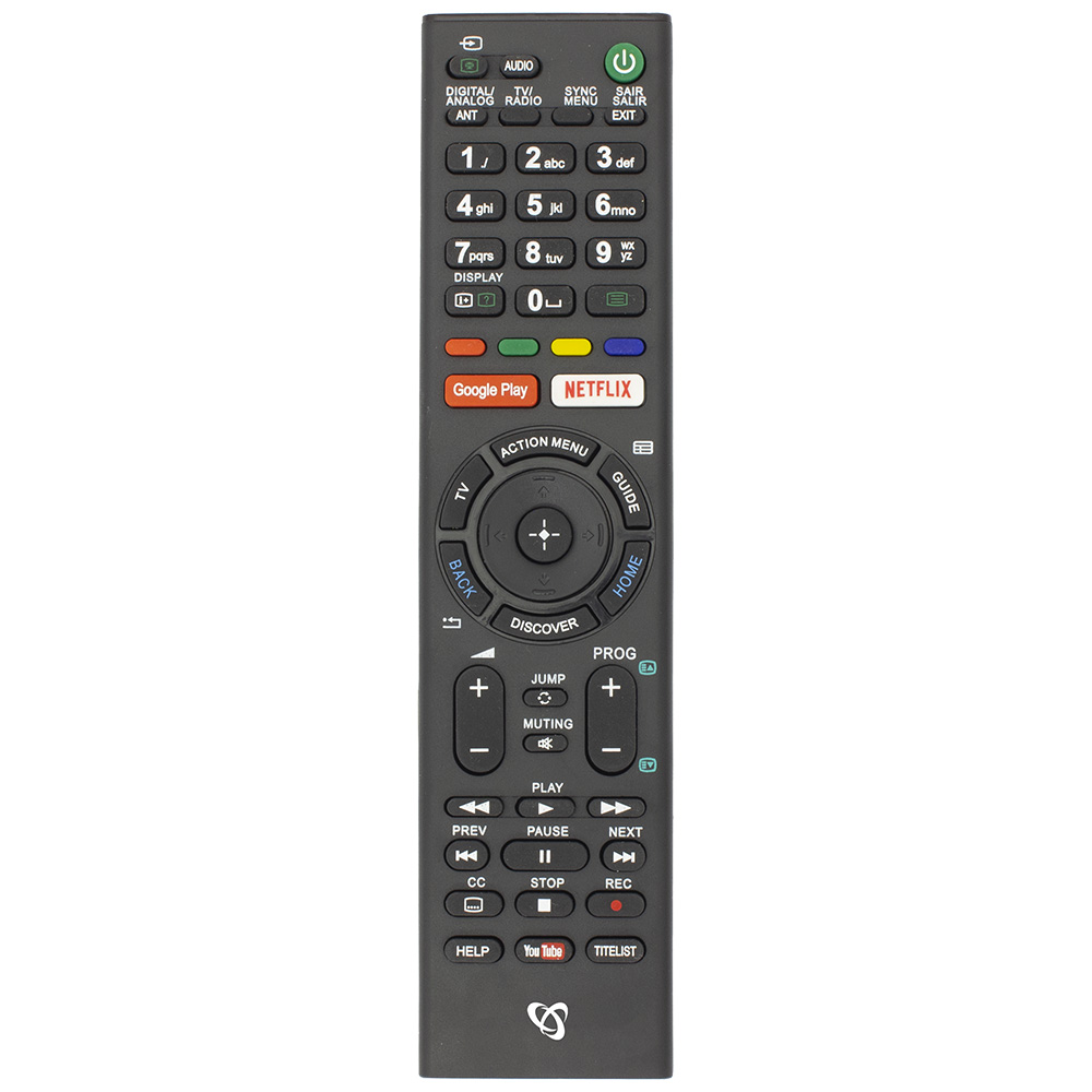 Sony TV'ler için Siyah Uzaktan Kumanda SBOX RC-01402