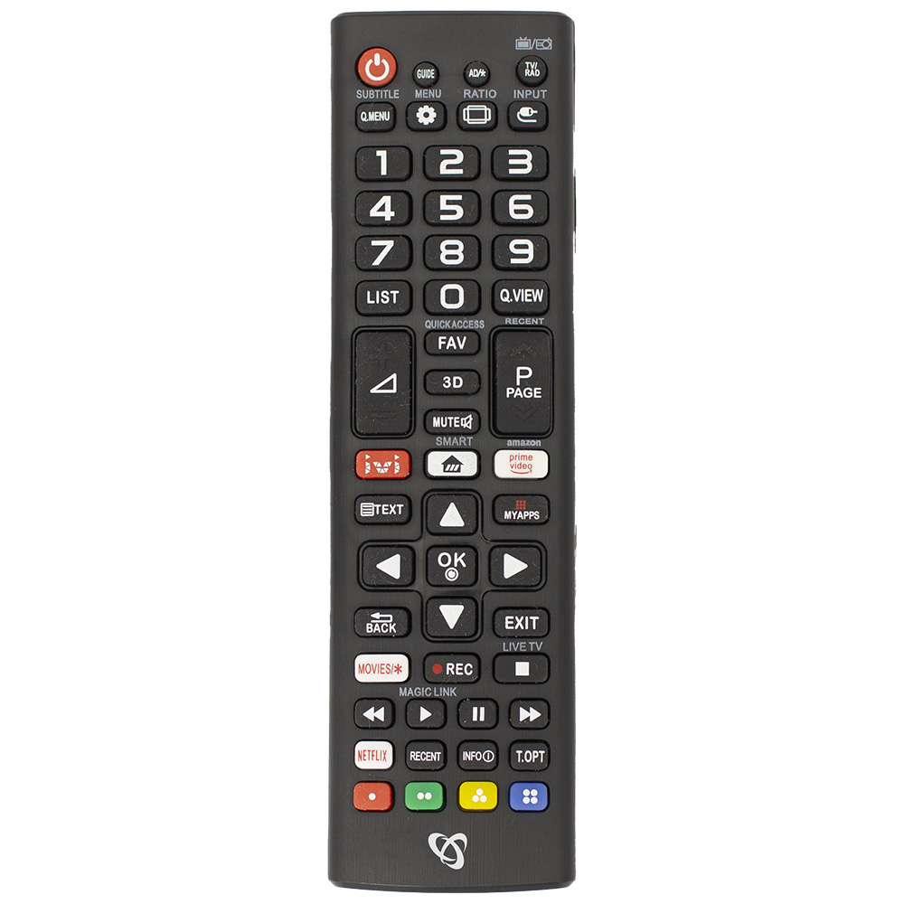 Uzaktan Kumanda SBOX LG Televizyonlar için RC-01403 siyah