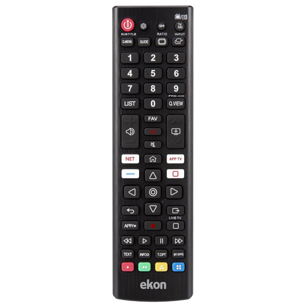 Uzaktan Kumanda EKON LG TV'ler için ECREMOTELG siyah