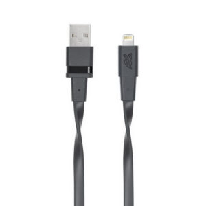 RIVACASE PS6001 BK12 1.2m USB-A Erkek/Lightning Erkek 2.0 Kablo Siyah